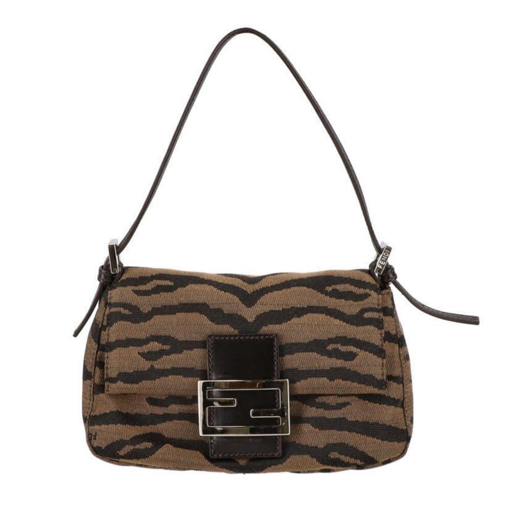 FENDI Mamma Handbag Zebra